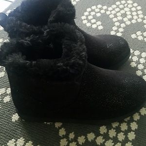 Black girls winter boots